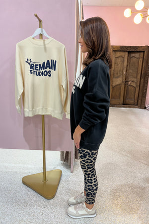 Remain Nova Crew | Washed Black