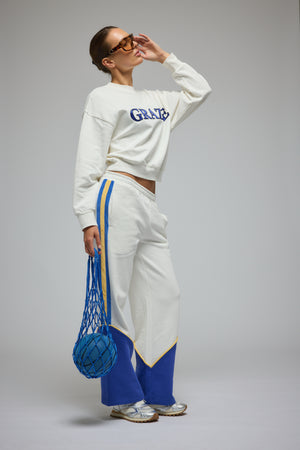 Araminta James Grazie Sweatshirt | Warm White