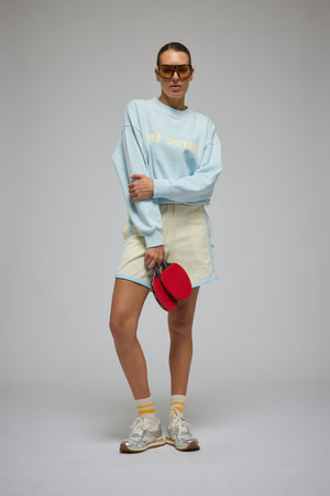 Araminta James Mi Scusi Sweatshirt | Washed Glacier