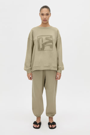 C&M Camilla & Marc Flocked Tracksuit Top | Clay