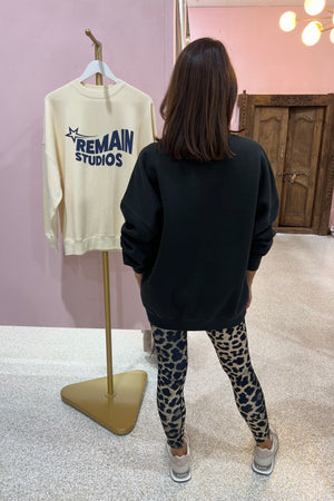 Remain Nova Crew | Washed Black