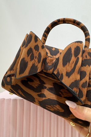 Olga Berg Kenendy Top Handle Bag | Leopard