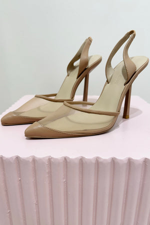 Lana Wilkinson Harley Slingback Heel | Beige