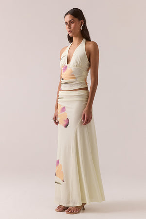 Sovere Studio Akanni Skirt | Golden