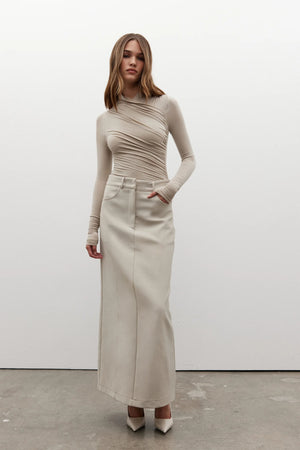 Bayse Brand Beckett Skirt | Bone
