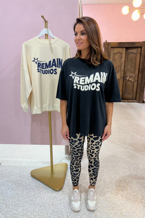 Remain Nova Tee | Washed Black