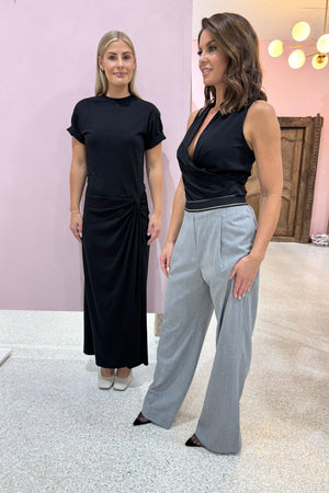 Bec + Bridge Simi Wrap Top | Black