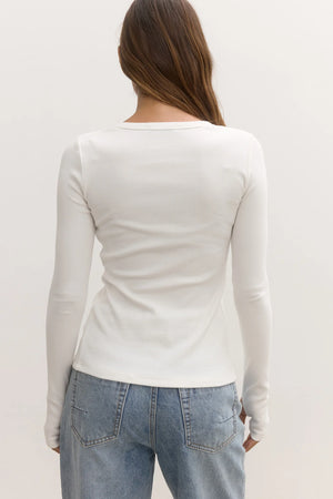 Bayse Brand Maya Top | White