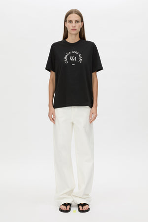 C&M Camilla & Marc Karine Graphic Tee | Black