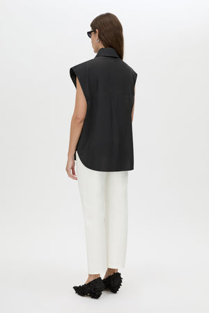 C&M Camilla & Marc Milo Sleeveless Shirt | Black