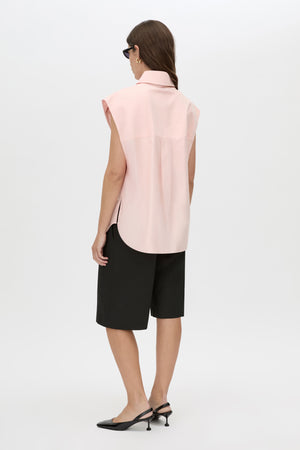 C&M Camilla & Marc Milo Sleeveless Shirt | Pink Salt