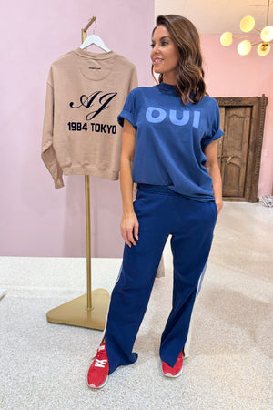 Araminta James Parisienne Tee | Estate Blue