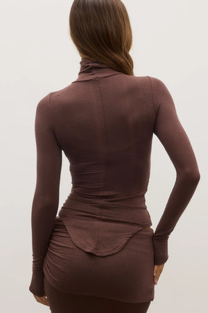 Bayse Brand Roselani Top | Chocolate