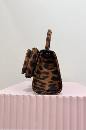 Olga Berg Kenendy Top Handle Bag | Leopard