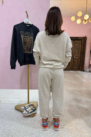 Perfect White Tee Johnny French Terry Sweatpant | Oatmeal