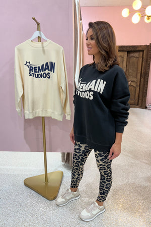 Remain Nova Crew | Washed Black