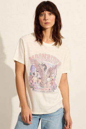 Auguste Moon Rider Classic Tee | White