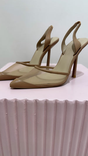 Lana Wilkinson Harley Slingback Heel | Beige