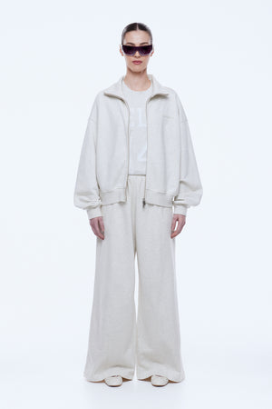 Ena Pelly Paris Terry Track Pant | Oat Marle