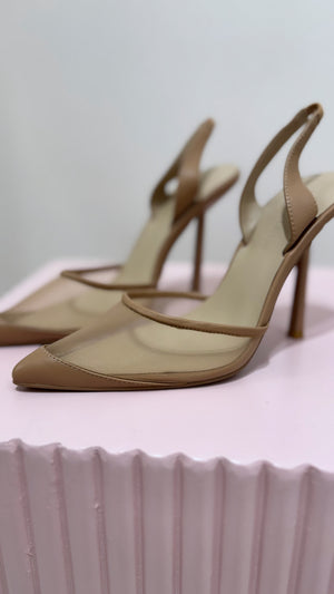 Lana Wilkinson Harley Slingback Heel | Beige