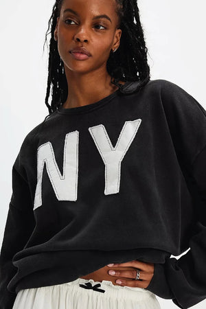 The Laundry Room Big In NY Jumper | Black Snow