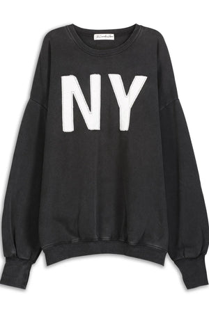 The Laundry Room Big In NY Jumper | Black Snow