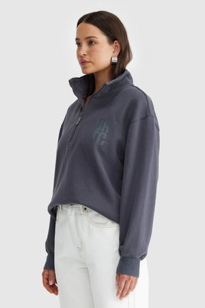 ORTC Isala Quarter Zip Sweater | Charcoal