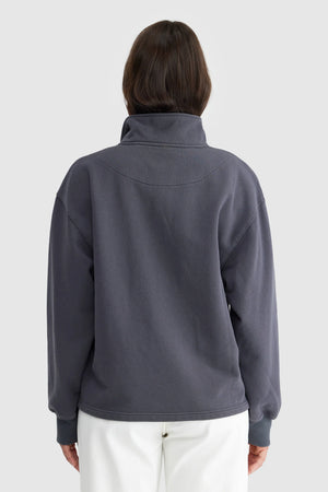ORTC Isala Quarter Zip Sweater | Charcoal