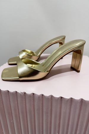 Billini Kimberly Heel | Gold Metallic