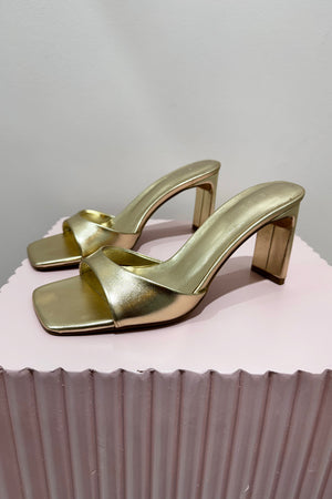 Billini Kimberly Heel | Gold Metallic