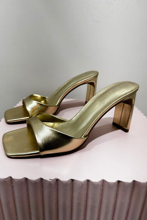 Billini Kimberly Heel | Gold Metallic