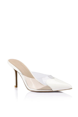 Lana Wilkinson Raquel Stiletto Heel | White Patent
