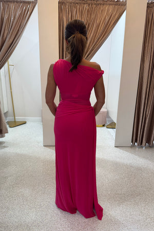 Misha The Sisal Dress | Bright Rose