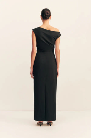 Shona Joy Campbell Off Shoulder Maxi Dress | Black