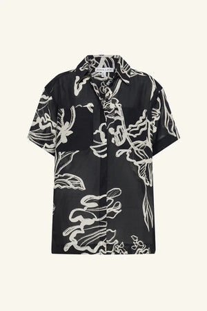 Shona Joy Lila Short Sleeve Shirt | Shadow Bloom