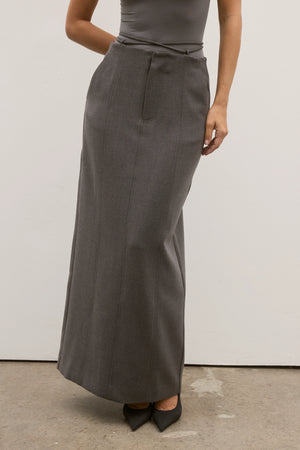 Bayse Brand Linden Skirt | Grey