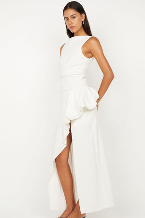 Bec + Bridge Rowena Asym Dress | White