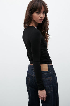 Bayse Brand Nyla Top | Black