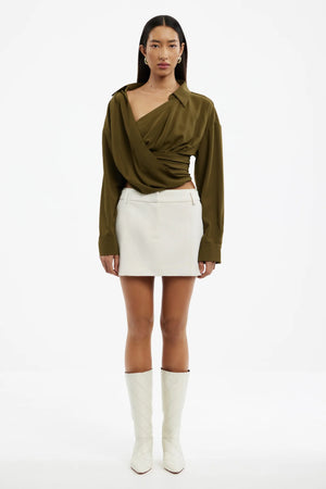 Significant Other Zaina Mini Skirt | Ecru