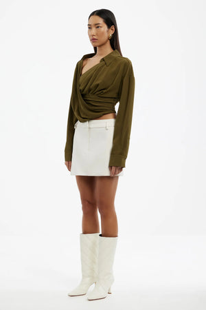 Significant Other Zaina Mini Skirt | Ecru