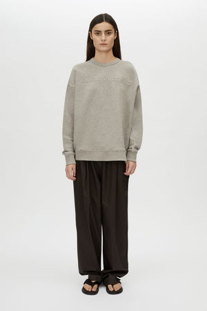 C&M Camilla & Marc Polaris Logo Crew | Dappled Grey