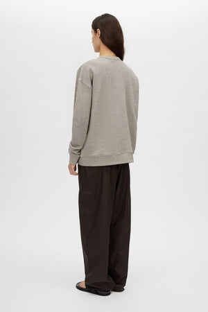 C&M Camilla & Marc Polaris Logo Crew | Dappled Grey