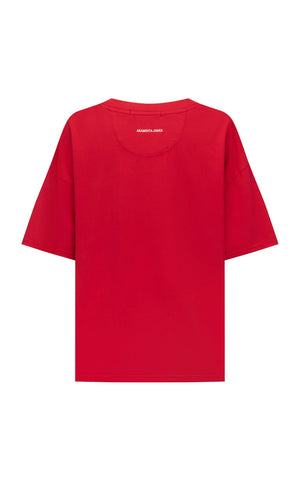 Araminta James Pacific Majorca Oversized Tee | Washed Cherry Pie