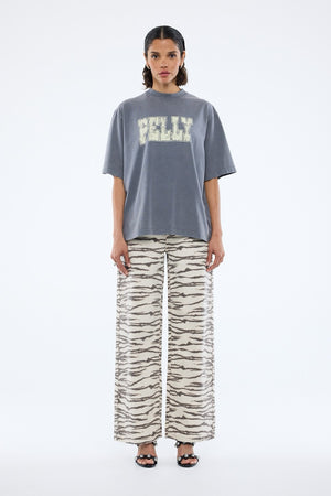 Ena Pelly World Tour Tee | Washed Grey