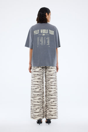 Ena Pelly World Tour Tee | Washed Grey