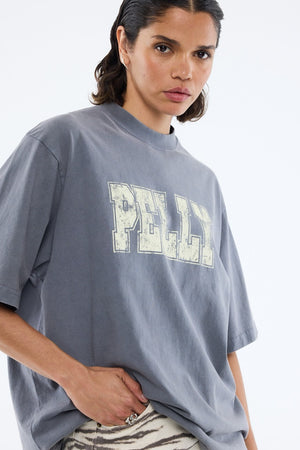 Ena Pelly World Tour Tee | Washed Grey
