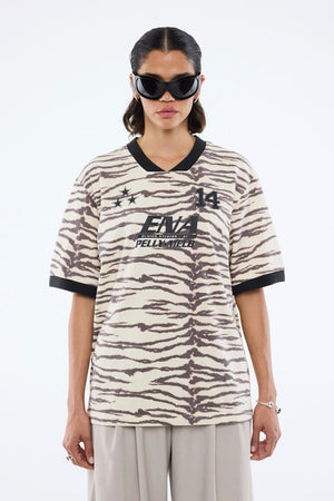 Ena Pelly Tiger Ena Team Tee | Tiger Print