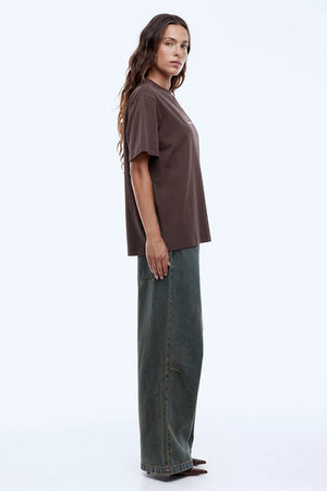 Ena Pelly Lexi Logo Tee | Mocha