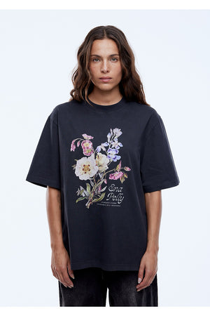 Ena Pelly Bouquet Tee Vintage Black