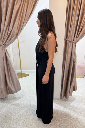 Bec + Bridge Thalia V Maxi Dress | Black
